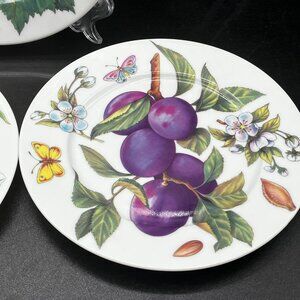 Set Of 3 Email De Limoges Fruit Plates French Country 1980's